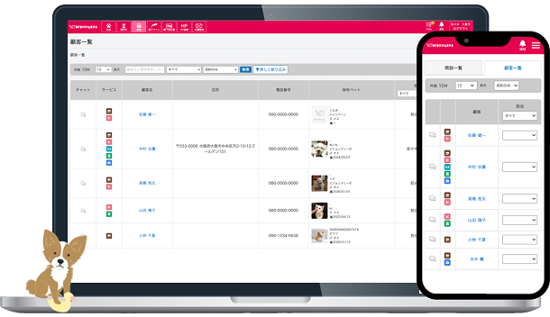 顧客管理のイメージ