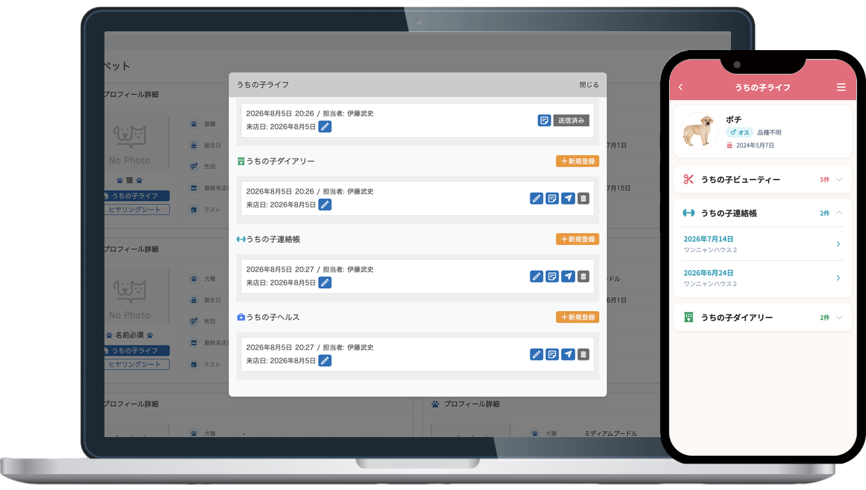 うちの子シリーズのイメージ